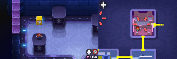 20th block in Peach's Castle of Mario & Luigi: Bowser's Inside Story + Bowser Jr.'s Journey.