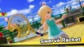Rosalina posing with the Swerve Racket