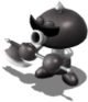Artwork of Axem Black from the Nintendo Switch version of Super Mario RPG
