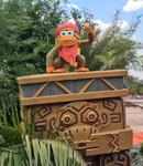 Dixie Kong from Mine-Cart Madness in Super Nintendo World