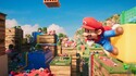 Mario about to jump from a wall in a commercial for a The Super Mario Bros. Movie Happy Meal promotion from McDonald's