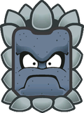 A Thwomp, from Super Paper Mario.