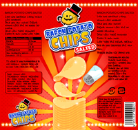 "Baron Potato Chips Salted" texture from Yoshi's Crafted World