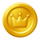 A Crown Coin from New Super Mario Bros. 2