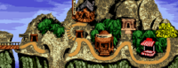 Monkey Mines in Donkey Kong Country for the Game Boy Color.