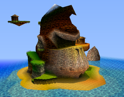 Donkey Kong Island in Donkey Kong 64