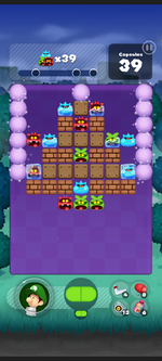 Stage 129 from Dr. Mario World