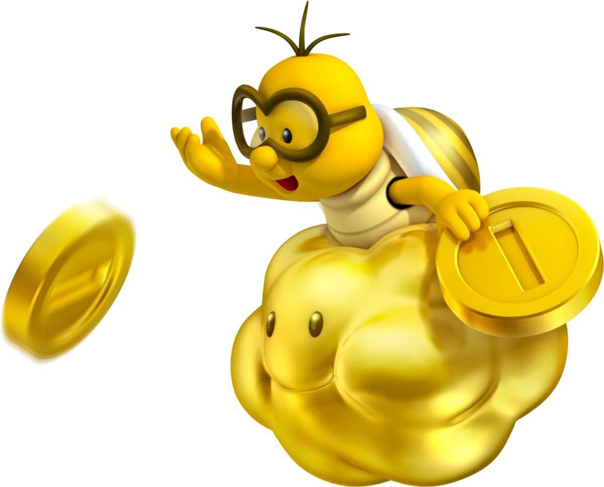 Gold Lakitu - Super Mario Wiki, the Mario encyclopedia