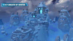 The Icy Breath of Winter battle in Mario + Rabbids Sparks of Hope