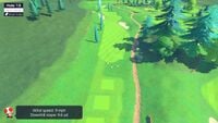 Hole 13 of Bonny Greens in Mario Golf: Super Rush.