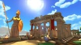 View of the statue of Athena and the Parthenon on Tour Athens Dash