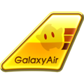 A Mario Kart Tour Galaxy Air gold badge
