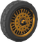 The Block_BlackGold tires from Mario Kart Tour