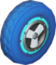 The YoshiB_Blue tires from Mario Kart Tour