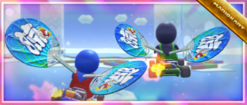 The Flying Flappers Pack from the 2023 Sundae Tour in Mario Kart Tour