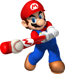 Mario from Mario Superstar Baseball.