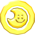 A Moon Coin from New Super Mario Bros. 2
