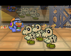 The Dead Bones in Paper Mario: The Thousand-Year Door