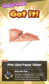 Unlocking the Pink Gold Paper Glider