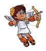 A Sticker of Pit (Of Myths and Monsters) in Super Smash Bros. Brawl.
