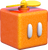 Artwork of a Propeller Box from Super Mario 3D World.