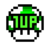 1-Up Mushroom icon in Super Mario Maker 2 (Super Mario World style)