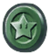 A cropped screenshot showing a Black Coin from Super Mario Run.