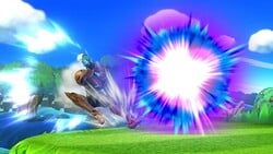 Samus Aran's Charge Shot in Super Smash Bros. for Wii U.
