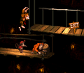 The Kongs reach the end of the level