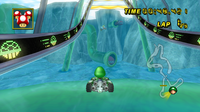 Unagi in Mario Kart Wii, in Koopa Cape