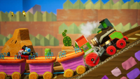 Whistlestop Rails stage from Yoshi's Crafted World