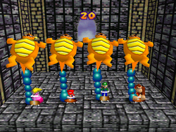 The minigame Balloon Burst.