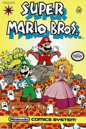 The cover for "Bedtime for Drain-Head", part of the Nintendo Comics System