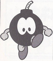 A Bob-omb from Super Mario Bros. 2.