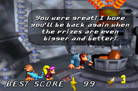 DKC3 GBA May 05 prototype Swanky's Dash cleared.png