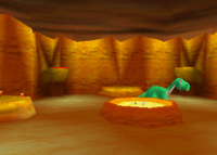 Fire Mountain, from Diddy Kong Racing.