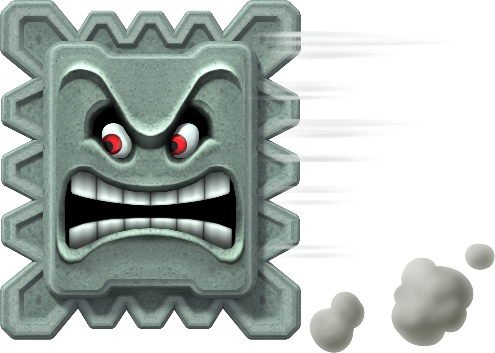 File:Horizontal Thwomp.png - Super Mario Wiki, the Mario encyclopedia