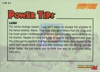 One of the Mario Kart 64 Collectible Trading Cards.