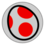 Red Yoshi's emblem from Mario Kart Tour