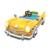 Yellow Taxi from Mario Kart Tour