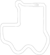 Map of Piranha Plant Cove 3 in Mario Kart Tour