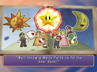 The opening sequence to Mario Party 6.