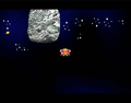 The meteorite coming at Orbulon's UFO