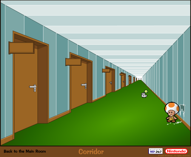FileNintendoVIP Star Catalog Corridor.png Super Mario Wiki, the