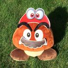 Thumbnail featuring a Goomba plushie with Cappy and mustache cut-outs
