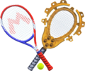 Mario's racket and Lucien