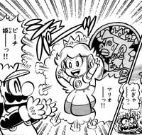 Princess Peach. Page 179, volume 16 of Super Mario-kun.