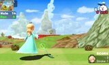 Rosalina playing on Rock-Candy Mines.