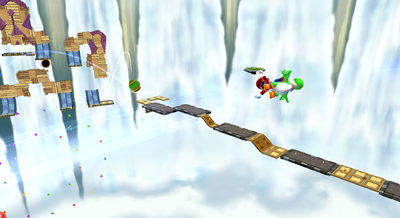 Hightail Falls Galaxy - Super Mario Wiki, the Mario encyclopedia
