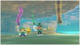 Mario with an 8-bit Luigi found in the Seaside Kingdom